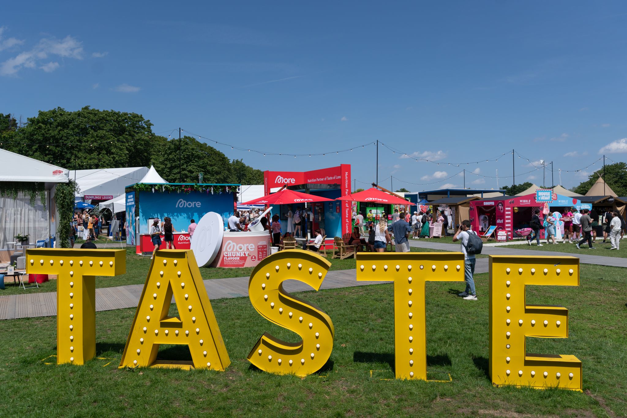MORE Nutrition bei Taste of London Smart Swap trifft Food Community
